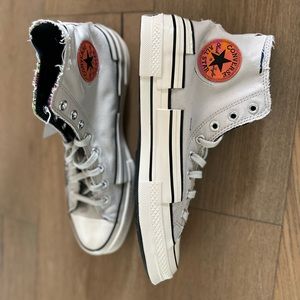 NEW Converse Chuck 70 Men’s shoe Hacked Heel High Top Tear Away - Bone size 11
